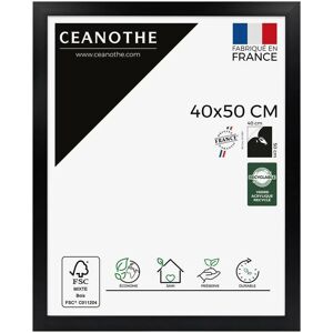 Ceanothe - Cadre Photo Noir 40x50 cm et 50x40 cm - Convient au A3 – Cadre pour Photo 40x50 cm, Affiche ou Poster - Cadre Photo Eternel Noir 40x50 cm - Publicité