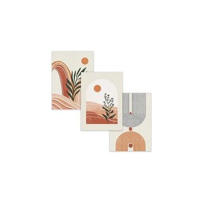 OEM 3 Pcs Art Mural Abstrait Botanique Boho, Tableau Décoration Murale Géométrique Végétale, Affiches Murale Vert Sauge Et Orange Pour Chambre Salon Salle De Bain 15x20 Cm Sans Cadre - Publicité OEM 3 Pcs Art Mural Abstrait Botanique Boho, Tableau Décoration Murale Géométrique Végétale, Affiches Murale Vert Sauge Et Orange Pour Chambre Salon Salle De Bain 15x20 Cm Sans Cadre - Publicité