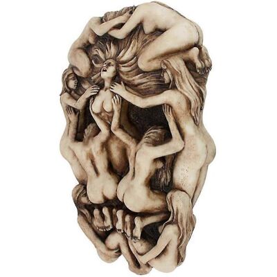 ALLAUVE Décoration Murale Crâne, Sculpture Corporelle Féminine, Cadeau Artisanal, Décoration Intérieure - Publicité ALLAUVE Décoration Murale Crâne, Sculpture Corporelle Féminine, Cadeau Artisanal, Décoration Intérieure - Publicité