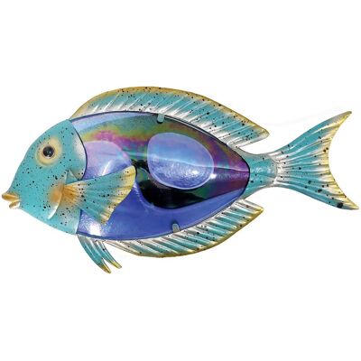 LAVVE Décoration Murale En Métal 2024, Poisson Tropical Suspendu En Verre De 38 Cm (15 Pouces), Décoration Intérieure - Publicité LAVVE Décoration Murale En Métal 2024, Poisson Tropical Suspendu En Verre De 38 Cm (15 Pouces), Décoration Intérieure - Publicité