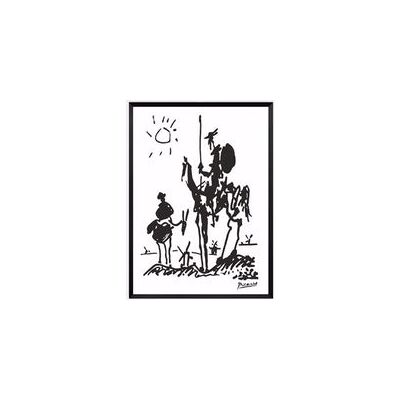 OEM Picasso Don Quichotte Toile Tableau Peinture Murale Rétro Toile Tableau Peintures Noir Blanc Murale Art Minimaliste Affiche Salon Decoration À La Maison 40x60 Cm Sans Cadre - Publicité OEM Picasso Don Quichotte Toile Tableau Peinture Murale Rétro Toile Tableau Peintures Noir Blanc Murale Art Minimaliste Affiche Salon Decoration À La Maison 40x60 Cm Sans Cadre - Publicité