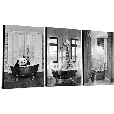 OEM Affiche Murale Sur Toile Sans Cadre, 3 X 50 X 70 Cm, Motif Animalier - Publicité OEM Affiche Murale Sur Toile Sans Cadre, 3 X 50 X 70 Cm, Motif Animalier - Publicité