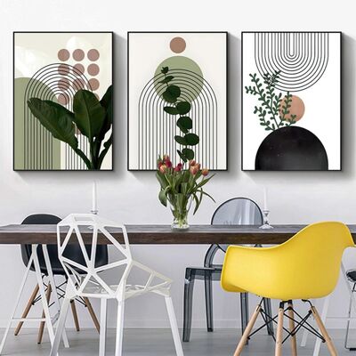 Ccykxalot De 3 Posters - Style Bohème - Plante Esthétique - Art Abstrait Moderne - Tableau Mural - Décoration Bohème - Sans Cadre 20 X 30 Cm - 3 Pièces - Publicité Ccykxalot De 3 Posters - Style Bohème - Plante Esthétique - Art Abstrait Moderne - Tableau Mural - Décoration Bohème - Sans Cadre 20 X 30 Cm - 3 Pièces - Publicité