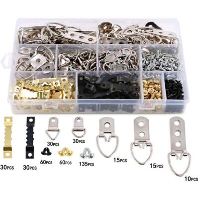 OEM 415 Pcs Crochet Tableau Mural Accroche Murale Support Cadre Crochets Metal Pour Cadre Photo Suspension-dou - Publicité OEM 415 Pcs Crochet Tableau Mural Accroche Murale Support Cadre Crochets Metal Pour Cadre Photo Suspension-dou - Publicité