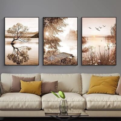 OEM 40x60 Beige Décoration De La Maison Poster Moderne Reed Plante Décoration Paysage Peinture Chambre Salon Bureau Fond Décoration Sans Cadre - Publicité OEM 40x60 Beige Décoration De La Maison Poster Moderne Reed Plante Décoration Paysage Peinture Chambre Salon Bureau Fond Décoration Sans Cadre - Publicité