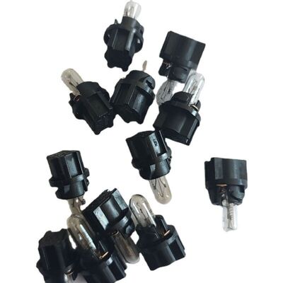 SANS MARQUE 50 Pcs Dc 12v 1,2w T5 Ampoule Tableau De Bord Jaune Clair Pour Voiture Interne - Publicité SANS MARQUE 50 Pcs Dc 12v 1,2w T5 Ampoule Tableau De Bord Jaune Clair Pour Voiture Interne - Publicité
