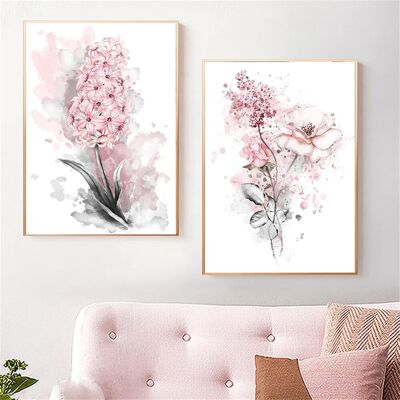 Ccykxalot De 2 Affiches De Fleurs, Tableaux Sur Toile Fleurs Roses, Images Murales Sans Cadre, Décoration Murale Nordique Pour Chambre Et Salon (40 X 50 Cm) - Publicité Ccykxalot De 2 Affiches De Fleurs, Tableaux Sur Toile Fleurs Roses, Images Murales Sans Cadre, Décoration Murale Nordique Pour Chambre Et Salon (40 X 50 Cm) - Publicité