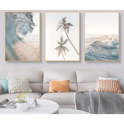 OEM Sabir 30 X 40 Cm Posters - Paysage Naturel De Plage - Tableau Mural Moderne Sur Toile - Sans Cadre - Décoration Murale Pour Salon Et Chambre À Coucher - Publicité OEM Sabir 30 X 40 Cm Posters - Paysage Naturel De Plage - Tableau Mural Moderne Sur Toile - Sans Cadre - Décoration Murale Pour Salon Et Chambre À Coucher - Publicité