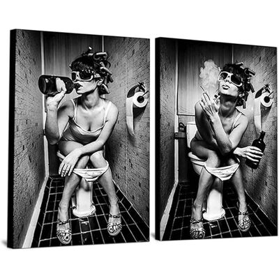 OEM Affiche Murale Sur Toile Sans Cadre, 2 X 50 X 70 Cm, Femme, Noir Et Blanc - Publicité OEM Affiche Murale Sur Toile Sans Cadre, 2 X 50 X 70 Cm, Femme, Noir Et Blanc - Publicité