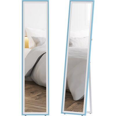 OEM Miroir Rectangulaire Pleine Longueur Cadre Mdf 37x4x157 Cm Blanc Et Bleu. Deux Possibilités D'Installation Au Sol Ou Mural, Finition Bicolore Tendance, Design Moderne Pour Personnaliser Votre Espace I - Publicité OEM Miroir Rectangulaire Pleine Longueur Cadre Mdf 37x4x157 Cm Blanc Et Bleu. Deux Possibilités D'Installation Au Sol Ou Mural, Finition Bicolore Tendance, Design Moderne Pour Personnaliser Votre Espace I - Publicité