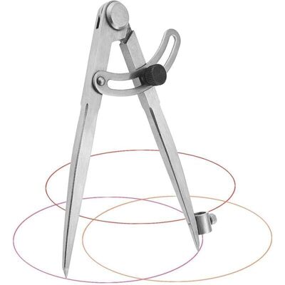 Melissa Compas Menuisier 20 Cm Compas Menuisier Professionnel En Acier Au Carbone Compas Grand Diamètre Pour Cercles De Dessin, Menuiserie, Travail Du Métal Et Travail Du Cuir - Publicité Melissa Compas Menuisier 20 Cm Compas Menuisier Professionnel En Acier Au Carbone Compas Grand Diamètre Pour Cercles De Dessin, Menuiserie, Travail Du Métal Et Travail Du Cuir - Publicité