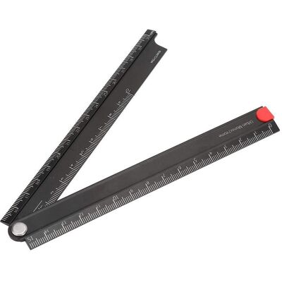 ROSVOLA Règle Pliante L 0-300mm – Alliage Aluminium – Dessin / Fournitures Apprentissage - Publicité ROSVOLA Règle Pliante L 0-300mm – Alliage Aluminium – Dessin / Fournitures Apprentissage - Publicité