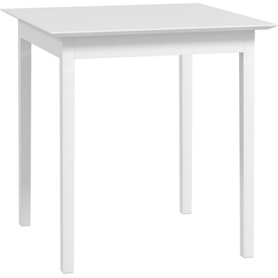OEM Esstisch Küchentisch Quadratisch Für 2 Personen Aus Holz, 75 X 75 X 76 Cm, Ideal Für Küche Und Esszimmer, Weiß - Publicité OEM Esstisch Küchentisch Quadratisch Für 2 Personen Aus Holz, 75 X 75 X 76 Cm, Ideal Für Küche Und Esszimmer, Weiß - Publicité