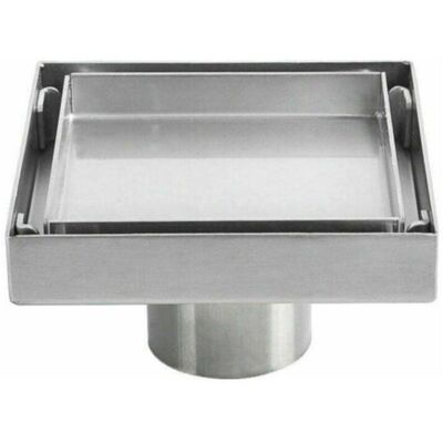 OEM Siphon De Sol Invisible En Acier Inoxydable 304 Drain De Sol Déodorant Épaissi Carré 1010cm - Publicité OEM Siphon De Sol Invisible En Acier Inoxydable 304 Drain De Sol Déodorant Épaissi Carré 1010cm - Publicité