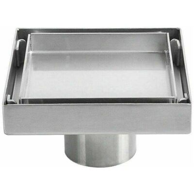 OEM Siphon De Sol Invisible En Acier Inoxydable 304 Drain De Sol Déodorant Épaissi Carré 1010cm-dou - Publicité OEM Siphon De Sol Invisible En Acier Inoxydable 304 Drain De Sol Déodorant Épaissi Carré 1010cm-dou - Publicité