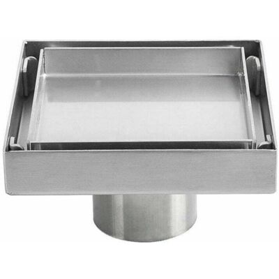 OEM Siphon De Sol Invisible En Acier Inoxydable 304 Drain De Sol Déodorant Épaissi Carré 1010cm-dou - Publicité OEM Siphon De Sol Invisible En Acier Inoxydable 304 Drain De Sol Déodorant Épaissi Carré 1010cm-dou - Publicité