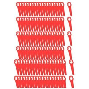 OUTHWAITE 120 Pièces Lames Plastique Rouge Pour Tondeuse À Gazon, 8,3 Cm, Coupe-bordures, Lames De Rechange En Plastique - Publicité OUTHWAITE 120 Pièces Lames Plastique Rouge Pour Tondeuse À Gazon, 8,3 Cm, Coupe-bordures, Lames De Rechange En Plastique - Publicité