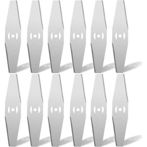 AIPERQ 12pcs Lames De Rechange Pour Tondeuse À Gazon Lames De Tondeuse Électrique Compatible Lames De Rechange Pour Coupe Bordure Accessoires De Tondeuse À Gazon À Lame De Rechange Pour Coupe-herbe - Publicité AIPERQ 12pcs Lames De Rechange Pour Tondeuse À Gazon Lames De Tondeuse Électrique Compatible Lames De Rechange Pour Coupe Bordure Accessoires De Tondeuse À Gazon À Lame De Rechange Pour Coupe-herbe - Publicité