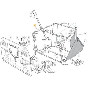 Cadre De Sac Pour Tracteur De Pelouse Modèles 1440h Original Stiga 382800079/1 - Publicité Cadre De Sac Pour Tracteur De Pelouse Modèles 1440h Original Stiga 382800079/1 - Publicité