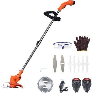 Flasidu - Tondeuse À Gazon Électrique , 450 W, 18 000 Tr/min, 2 000 Mah, Orange. Publicité Flasidu - Tondeuse À Gazon Électrique , 450 W, 18 000 Tr/min, 2 000 Mah, Orange. Publicité