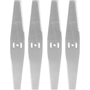 ALLAUVE Jeu De 4 Lames En Acier Inoxydable Pour Tondeuse À Gazon Électrique, Coupe-herbe Et Outil De Désherbage De Jardin. Publicité ALLAUVE Jeu De 4 Lames En Acier Inoxydable Pour Tondeuse À Gazon Électrique, Coupe-herbe Et Outil De Désherbage De Jardin. Publicité