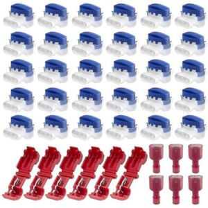 TIGREZY Lot De 30 Connecteurs De Câbles Étanches Pour Tondeuses Robotisées, Avec 12 Bornes De Connexion, Kit De Réparation De Câbles Pour Irrigation Automatique. Publicité TIGREZY Lot De 30 Connecteurs De Câbles Étanches Pour Tondeuses Robotisées, Avec 12 Bornes De Connexion, Kit De Réparation De Câbles Pour Irrigation Automatique. Publicité