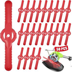 OEM Lot De 50 Lames De Tondeuse À Gazon En Plastique, 135 Mm, Lames De Rechange Pour Tondeuse À Gazon Sans Fil, Accessoires Pour Pelouse, Jardin, Verger - Publicité OEM Lot De 50 Lames De Tondeuse À Gazon En Plastique, 135 Mm, Lames De Rechange Pour Tondeuse À Gazon Sans Fil, Accessoires Pour Pelouse, Jardin, Verger - Publicité