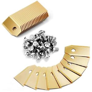 COOCHEER Tondeuse Robotisée, 60 Lames De Rechange Universelles + 60 Vis, Compatible Avec Toutes Les Tondeuses Robotisées Husqvarna Automower, Gardena Et Yardforce. Publicité COOCHEER Tondeuse Robotisée, 60 Lames De Rechange Universelles + 60 Vis, Compatible Avec Toutes Les Tondeuses Robotisées Husqvarna Automower, Gardena Et Yardforce. Publicité