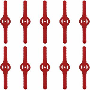 Lame Plastique Coupe Bordure, 10 Pcs Lames En Plastique Cutter Remplacer Pour Ensemble Doutils De Coupe-herbe Sans Fil, Remplacement De Lames De Coupe De Tondeuse À Gazon En Plastique(rouge) - Ymyny - Publicité Lame Plastique Coupe Bordure, 10 Pcs Lames En Plastique Cutter Remplacer Pour Ensemble Doutils De Coupe-herbe Sans Fil, Remplacement De Lames De Coupe De Tondeuse À Gazon En Plastique(rouge) - Ymyny - Publicité