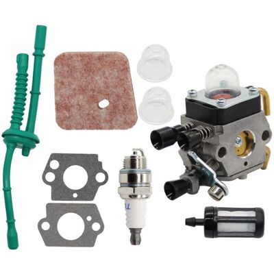 PELTOR Kit De Carburateur Adapté Pour Stihl Fs85 Fs38 Fs45 Fs55 Zama Ciq-s186a Carb Tondeuse À Gazon Carburateur Filtre À Air Kit De Conduite De Carburant Kit De Bougie D'Allumage - Publicité PELTOR Kit De Carburateur Adapté Pour Stihl Fs85 Fs38 Fs45 Fs55 Zama Ciq-s186a Carb Tondeuse À Gazon Carburateur Filtre À Air Kit De Conduite De Carburant Kit De Bougie D'Allumage - Publicité
