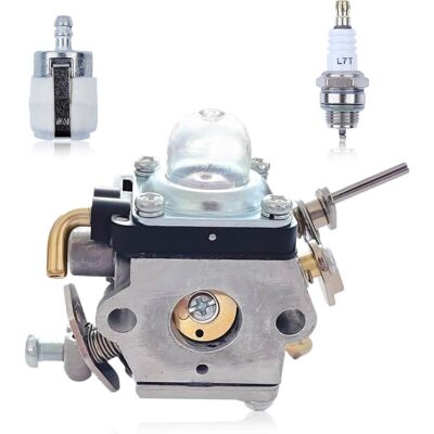 ACKERMAN Atunne 122c Carburateur Pour Husqvarna 122c 122ldx 122lk Coupe-bordure Mcculloch T22ls T22lsc, Tondeuse À Gazon Avec Filtre À Huile, Bougie D'Allumage, Remplacement 581734301 574386701 - Publicité ACKERMAN Atunne 122c Carburateur Pour Husqvarna 122c 122ldx 122lk Coupe-bordure Mcculloch T22ls T22lsc, Tondeuse À Gazon Avec Filtre À Huile, Bougie D'Allumage, Remplacement 581734301 574386701 - Publicité
