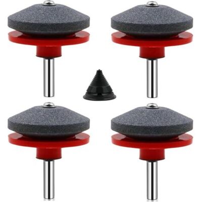 ABYSSE 4 Pièces Affuteur Lame Tondeuse Gazon Universel Aiguiseur Pour Tondeuses Avec 1pcs Kit D'Équilibrage De - Publicité ABYSSE 4 Pièces Affuteur Lame Tondeuse Gazon Universel Aiguiseur Pour Tondeuses Avec 1pcs Kit D'Équilibrage De - Publicité