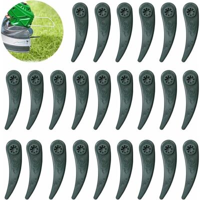 PELTOR Lot De 24 Lames De Rechange Pour Tondeuse Bosch Durablade Art 23-18 Li Art 26-18 Li, Vert - Publicité PELTOR Lot De 24 Lames De Rechange Pour Tondeuse Bosch Durablade Art 23-18 Li Art 26-18 Li, Vert - Publicité