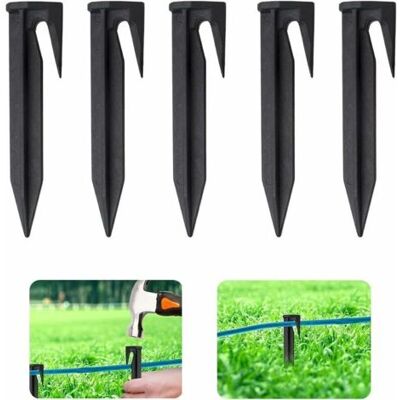 BARKBUSTERS Lot De 250 Piquets De Fixation Pour Cables Périphériques,piquets D'Ancrage Au Sol,accessoires Pour Tondeuses,crochet Pour Robot Tondeuse,cable De Délimitation- Compatible Avec Gardena, Worx, Bosch - Publicité BARKBUSTERS Lot De 250 Piquets De Fixation Pour Cables Périphériques,piquets D'Ancrage Au Sol,accessoires Pour Tondeuses,crochet Pour Robot Tondeuse,cable De Délimitation- Compatible Avec Gardena, Worx, Bosch - Publicité
