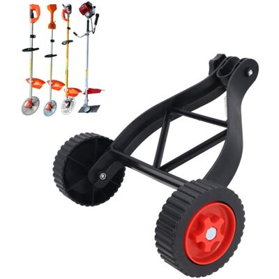 MOXIE Sjlerst Roue De Support De Coupe-bordures, Roues Auxiliaires De Tondeuse À Gazon Réglables Avec Tube De 23 À 28 Mm - Publicité MOXIE Sjlerst Roue De Support De Coupe-bordures, Roues Auxiliaires De Tondeuse À Gazon Réglables Avec Tube De 23 À 28 Mm - Publicité