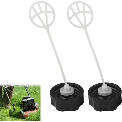 GRASSLIN 2 Pcs Bouchon De Réservoir, Abs Et Nylon, Noir, Pour Tondeuse À Gazon, Débroussailleuse, Tronçonneuse - Publicité GRASSLIN 2 Pcs Bouchon De Réservoir, Abs Et Nylon, Noir, Pour Tondeuse À Gazon, Débroussailleuse, Tronçonneuse - Publicité
