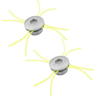BRAST Tete De Coupe Debroussailleuse, 2 Pièces Aluminium Fils Tête Coupe-bordure, 8 Lignes Tête Coupe-bordure, Tete Debroussailleuse Universelle Pour Jardin Accessoires De Tête De Tondeuse À Gazon - Publicité BRAST Tete De Coupe Debroussailleuse, 2 Pièces Aluminium Fils Tête Coupe-bordure, 8 Lignes Tête Coupe-bordure, Tete Debroussailleuse Universelle Pour Jardin Accessoires De Tête De Tondeuse À Gazon - Publicité