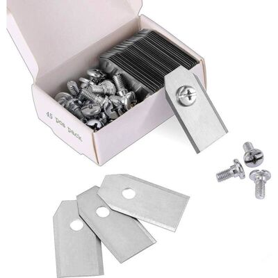 Melissa 45 Lames Titane Pour Tondeuses Robotiques Husqvarna/automower/yardforce/gardena. 3g/0.75mm Avec 45 Vis, Compatible Modèles 105,310,315,320,420,430x,r40i. Publicité Melissa 45 Lames Titane Pour Tondeuses Robotiques Husqvarna/automower/yardforce/gardena. 3g/0.75mm Avec 45 Vis, Compatible Modèles 105,310,315,320,420,430x,r40i. Publicité