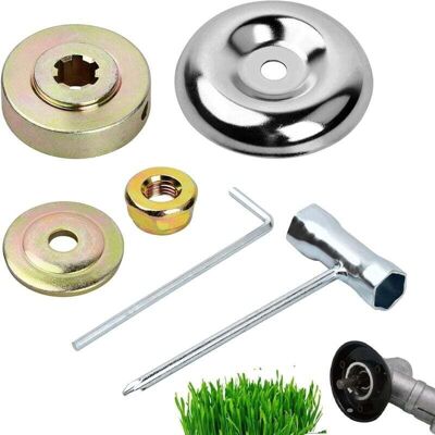 Scotch Kit Universel Fixation Écrou Lame 6 Pièces Pour Tête Débroussailleuse Tondeuse À Gazon - Publicité Scotch Kit Universel Fixation Écrou Lame 6 Pièces Pour Tête Débroussailleuse Tondeuse À Gazon - Publicité