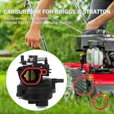 Vision Carburateur 799584 Compatible Avec Les Tondeuses À Gazon Briggs & Stratton Tb110, Tb200, 09p702, 103m02, 550ex, 625ex, 675ex, 725exi, 163 Cc. Remplacement Du Carburateur Pour Les Références 594058, 59 - Publicité Vision Carburateur 799584 Compatible Avec Les Tondeuses À Gazon Briggs & Stratton Tb110, Tb200, 09p702, 103m02, 550ex, 625ex, 675ex, 725exi, 163 Cc. Remplacement Du Carburateur Pour Les Références 594058, 59 - Publicité