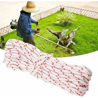 PELTOR Jeffergarden Cordon De Traction De Corde De Démarreur De 5.0mm 10m Pour La Tondeuse Stihl Husqvarna Echo Mcculloch Homelite - Publicité PELTOR Jeffergarden Cordon De Traction De Corde De Démarreur De 5.0mm 10m Pour La Tondeuse Stihl Husqvarna Echo Mcculloch Homelite - Publicité