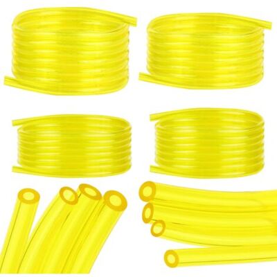 ABYSSE 4 Pièces Tuyaux D'Essence, 1.5m Tuyau D'Huile Transparent Jaune (2 X 3.5mm, 2.5 X 5mm, 3 X 5mm, 3 X 6mm), Pour Tondeuse, Tondeuse À Gazon, Pvc Tuyau, Tuyau D'Huile - Publicité ABYSSE 4 Pièces Tuyaux D'Essence, 1.5m Tuyau D'Huile Transparent Jaune (2 X 3.5mm, 2.5 X 5mm, 3 X 5mm, 3 X 6mm), Pour Tondeuse, Tondeuse À Gazon, Pvc Tuyau, Tuyau D'Huile - Publicité