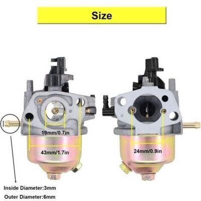 BARKBUSTERS Carburateur De Remplacement Pour Moteur De Tondeuse Mountfield Rs100 Rs100 Sp414 Hp414 Avec Filtre À Air, Bougie D'Allumage Et Poire D'Amorçage - Publicité BARKBUSTERS Carburateur De Remplacement Pour Moteur De Tondeuse Mountfield Rs100 Rs100 Sp414 Hp414 Avec Filtre À Air, Bougie D'Allumage Et Poire D'Amorçage - Publicité