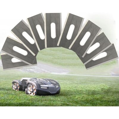 Andiamo Lot De 30 Lames De Tondeuse En Acier Inoxydable 36.5 X 18.5 X 0.65 Mm – Résistantes À La Rouille – Installation Rapide Avec Vis Incluses - Publicité Andiamo Lot De 30 Lames De Tondeuse En Acier Inoxydable 36.5 X 18.5 X 0.65 Mm – Résistantes À La Rouille – Installation Rapide Avec Vis Incluses - Publicité