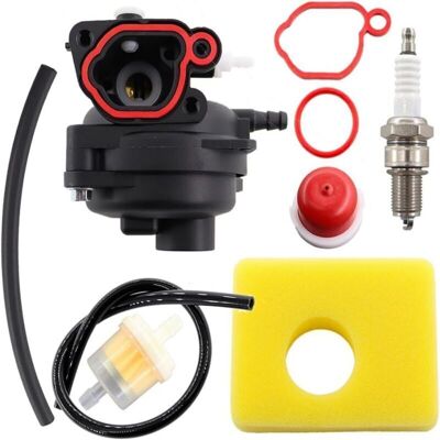 Melissa Carburateur Kit For Briggs & Stratton 300e 450e 550e 575e 600e Carb Moteur 08p502 09p602 125cc 140cc Series Pièces De Moteur De Tondeuse À Gazon Et Filtre À Air Bougie D'Allumage - Publicité Melissa Carburateur Kit For Briggs & Stratton 300e 450e 550e 575e 600e Carb Moteur 08p502 09p602 125cc 140cc Series Pièces De Moteur De Tondeuse À Gazon Et Filtre À Air Bougie D'Allumage - Publicité