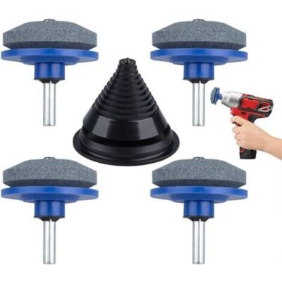 BRINSEA Affûteur Universel De Lames De Tondeuse À Gazon En 4 Pièces Pour Perceuse Manuelle Avec 1 Affûteur D'Équilibrage Pour Jardin, Cour, Cuisine, Bleu - Publicité BRINSEA Affûteur Universel De Lames De Tondeuse À Gazon En 4 Pièces Pour Perceuse Manuelle Avec 1 Affûteur D'Équilibrage Pour Jardin, Cour, Cuisine, Bleu - Publicité