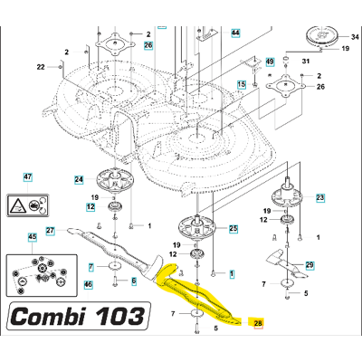 Husqvarna Rider Combi 103 Rc300 Lame De Tondeuse De Tracteur Husqvarna 590749420 214533813 214533813 - Publicité Husqvarna Rider Combi 103 Rc300 Lame De Tondeuse De Tracteur Husqvarna 590749420 214533813 214533813 - Publicité