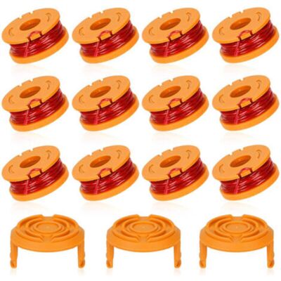 URSUS Bobine De Rechange Pour Tondeuse À Gazon Worx Wa0010/wa6531, Compatible Avec Worx Wa0010, Capuchon D'Alimentation Pour Cordon De Désherbage Automatique, Cordon De Tondeuse À Gazon Sans Fil, Lot De 12 - Publicité URSUS Bobine De Rechange Pour Tondeuse À Gazon Worx Wa0010/wa6531, Compatible Avec Worx Wa0010, Capuchon D'Alimentation Pour Cordon De Désherbage Automatique, Cordon De Tondeuse À Gazon Sans Fil, Lot De 12 - Publicité