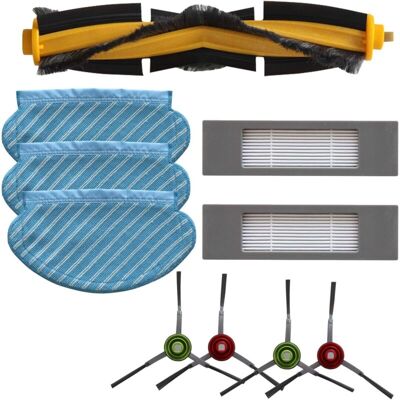 ACKERMAN Kit De Remplacement Pour Ecovacs Robotics Accessoire Pour Ecovacs Deebot Ozmo 950 Ozmo 920 Lot De 10 - Publicité ACKERMAN Kit De Remplacement Pour Ecovacs Robotics Accessoire Pour Ecovacs Deebot Ozmo 950 Ozmo 920 Lot De 10 - Publicité