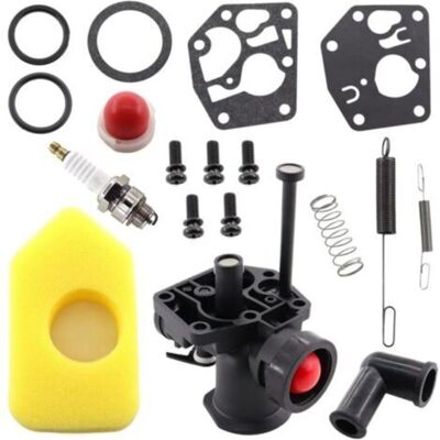 Scotch Kit Carburateur Pour Tondeuse À Gazon Briggs & Stratton 499809 498809a 494406 Et Filtre À Air 698369, Ressort De Régulateur 691859 692211, Diaphragme 795083 495770 - Publicité Scotch Kit Carburateur Pour Tondeuse À Gazon Briggs & Stratton 499809 498809a 494406 Et Filtre À Air 698369, Ressort De Régulateur 691859 692211, Diaphragme 795083 495770 - Publicité